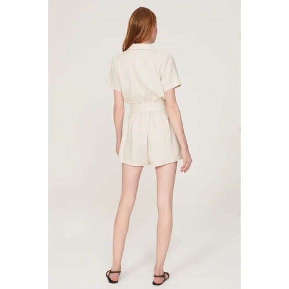RTR Louna Beige Belted Romper - size S - Picture 2 of 7